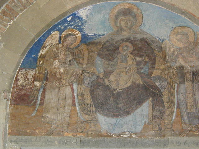 fresco at ananuri