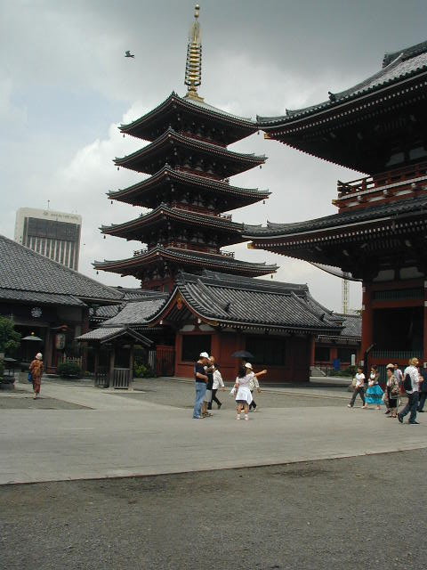 pagoda at Senso-ji 