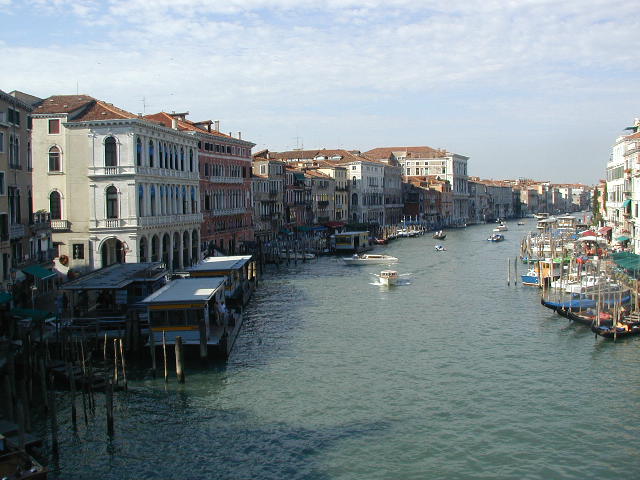 grand canal from the rialto bridge