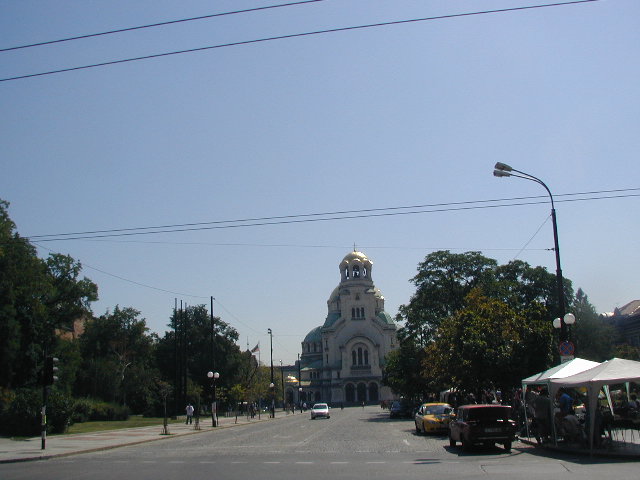 Alexander Nevsky cathedral from front