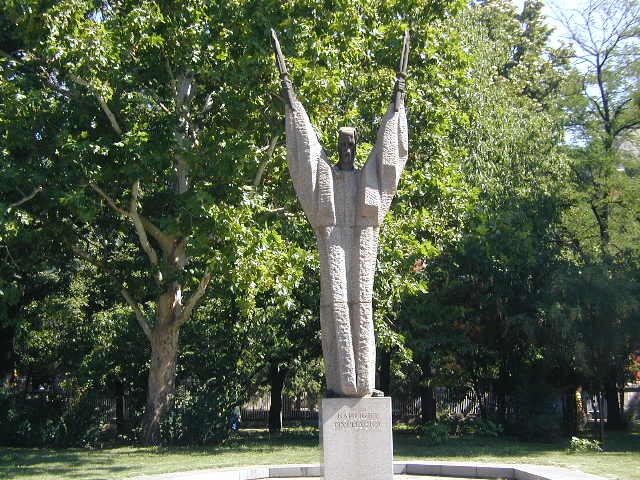 statue of saint at sofia university