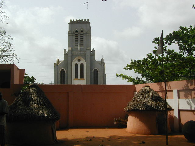 catholic cathedral from python temple